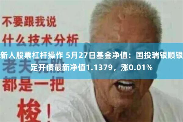 新人股票杠杆操作 5月27日基金净值：国投瑞银顺银定开债最新净值1.1379，涨0.01%