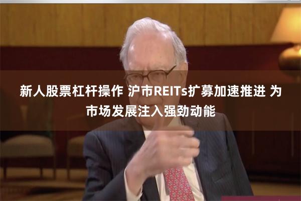 新人股票杠杆操作 沪市REITs扩募加速推进 为市场发展注入强劲动能